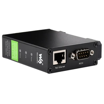 Waveshare DIN-Rail Kiszolgáló Soros RS232/485/422, Hogy RJ45 Ethernet TCP/IP Soros Modul