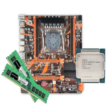 X99 alaplap, memória, CPU, kit kombináció E5 2620 V3 PROCESSZOR DDR4 RAM-16 gb-os Alaplap készlet