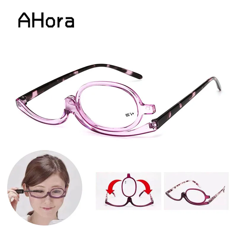 Akkor most Ultrakönnyű Smink Presbyopic Olvasó Szemüveg Női Divat Forgatható Távollátás Szemüveg +1.0 +1.5 +2.0 +2.5 +3.0