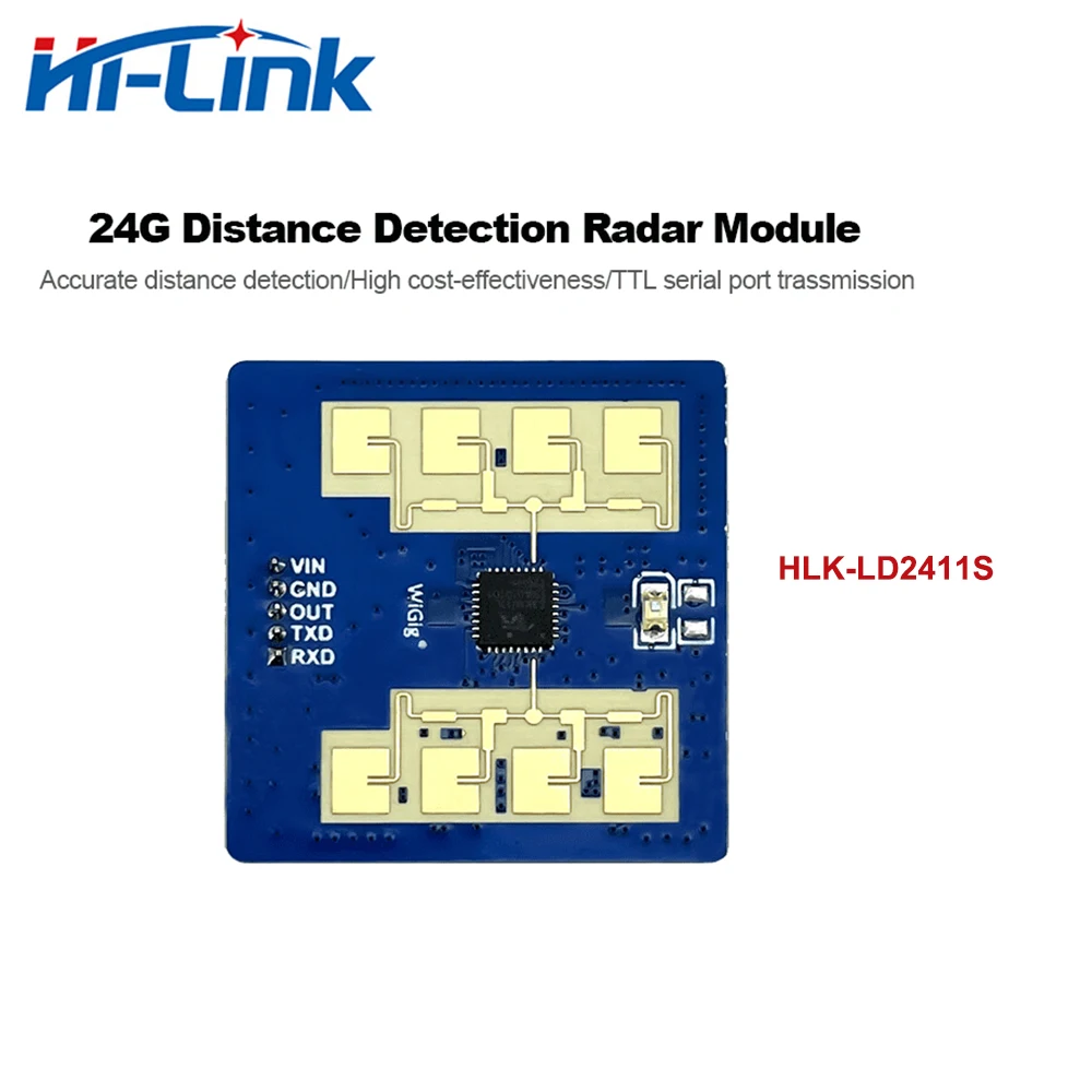 Eredeti HLK-LD2411-S mmWave Kezdve Radar Érzékelő Modul Készlet
