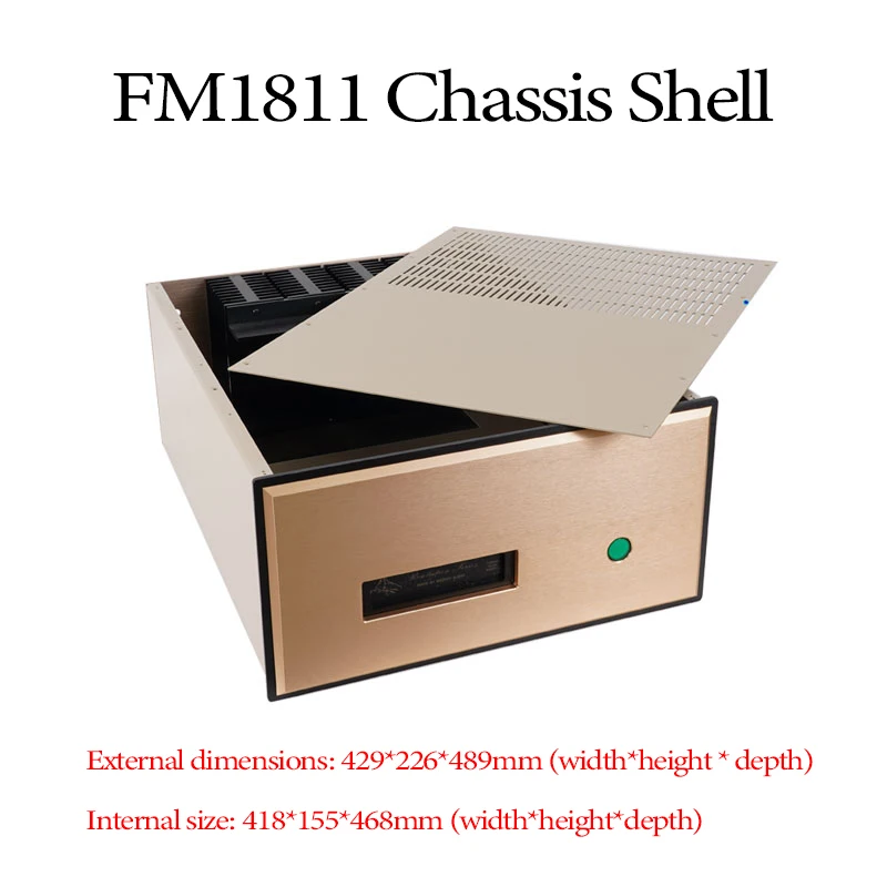 FM1811 Alváz Shell 429*226*489mm Precíziós Acél Lemez Hajlító FM Erősítő Shell