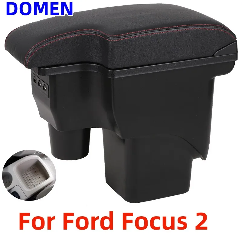 Ford Focus 2 karfa doboz Ford Focus 2 mk2 Autó Kartámasz Autó tartozékok Belső részleteket Utólag alkatrész Tároló doboz, USB
