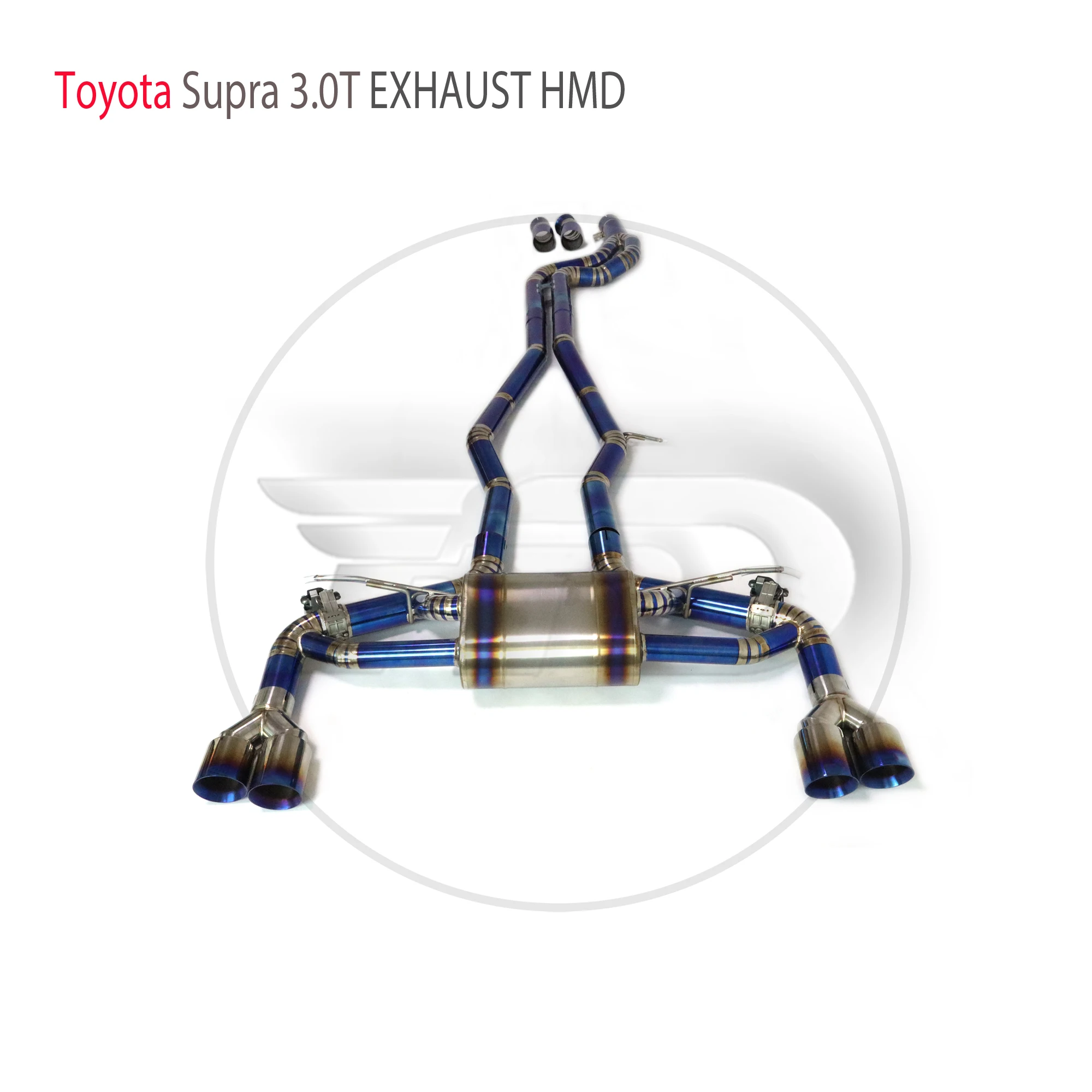 HMD Titán Ötvözet Kipufogó Rendszer Teljesítményét Catback Toyota Supra A90 B58 Engine 3.0-T Kipufogó Szelep