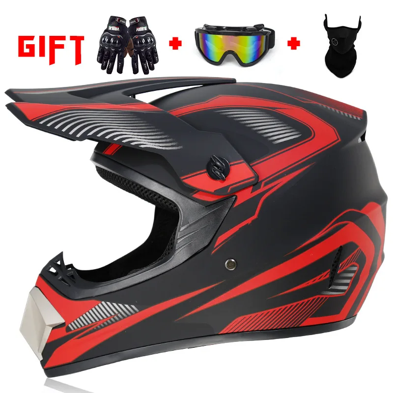Küldj 3 db ajándék motoros sisak gyerekek off-road sisak bike downhill VAGYOK DH cross sisak capacete motocross casco