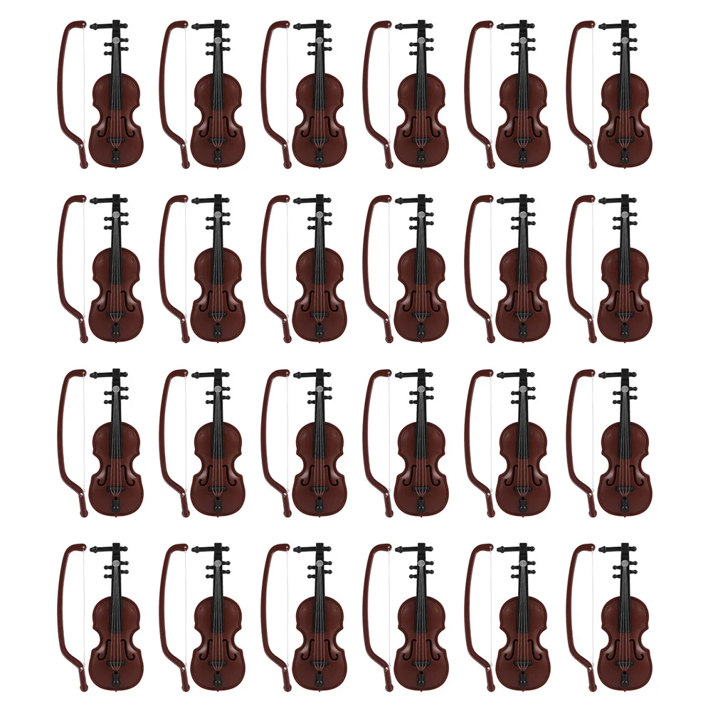 Mini Hegedű Karácsonyfa Dísz Hangszerek Gyűjtemény Dísze Reális Modell