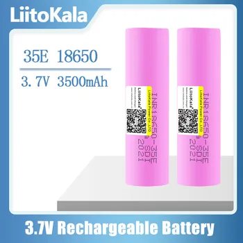 ÚJ Liitokala 35E eredeti power 18650 lítium akkumulátor 3500mAh 3,7 v 25A nagy teljesítményű INR18650 elektromos eszközök