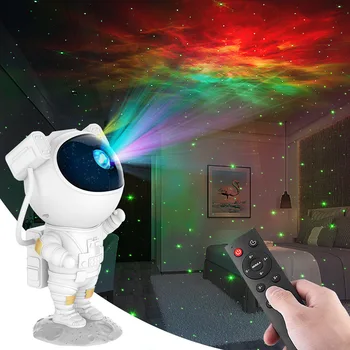 Űrhajós Ég Projektor Lézer Hangulatú Éjszakai Fény Teljes Égbolt, Ég, USB Csatlakozó Rádió Fény Űrhajós Projektoros Lámpa